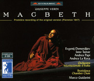 VERDI TAMAR DEMERDJIEV PAPI GUIDARINI - MACBETH (1ST) CD