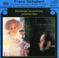 SCHUBERT NOTT BAMBERG SYMPHONY - SYMPHONIES 1 3 & 7 (HYBRID) CD