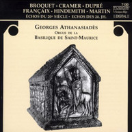 DUPRE BROQUET HINDERMITH MARTIN CRAMER - ECHOS DU 20E SIECLE CD