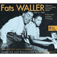 FATS WALLER - OF THE COMPLETE RECORDED WORKS 1938-40 5 CD