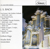 BACH HAGA - ORGAN MUSIC CD