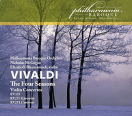 VIVALDI PHILHARMONIA BAROQUE ORCH MCGEGAN - FOUR SEASONS OP 8 CD