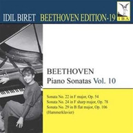 BEETHOVEN BIRET - IDIL BIRET BEETHOVEN EDITION 19: PIANO SONATAS 10 CD
