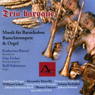 FINGER SCHWEIZER - TRIO BAROQUE: MUSIC FOR BAROQUE CD