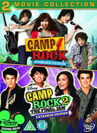 CAMP ROCK 1 / CAMP ROCK 2 (UK) DVD