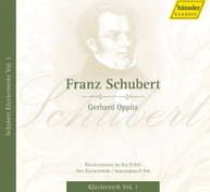 SCHUBERT OPPITZ - PIANO WORKS 1 CD