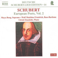 SCHUBERT BOOG MATTHIAS EISENLOHR - EUROPEAN POETS 2 CD