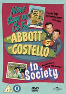 ABBOTT AND COSTELLO - HERE COME THE CO EDS / IN SOCIETY (UK) DVD