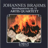 BRAHMS ARTIS QUARTETT - STREICHQUARTETTE OP. 51 CD