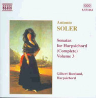 SOLER - SONATAS FOR HARPSICHORD 3 CD