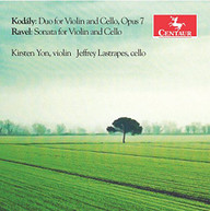 ZOLTAN YON KODALY & CELLO OP. 7 - KODALY: DUO FOR VIOLIN & CELLO OP. 7 CD
