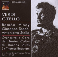 VERDI DI TOTO - OTELLO (OPERA) CD