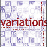 COPLAND CARTER DALLAPICCOLA WHITNEY - VARIATIONS FOR ORCHESTRA CD