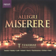 TAVENER IRELAND BRITTEN TENEBRAE SHORT - SONG FOR ATHENE: THE CD