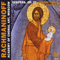 RACHMANINOFF POPOV ACADEMY OF CHORAL ART - VESPERS OP. 37 CD