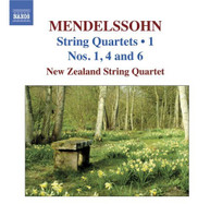 MENDELSSOHN /  NEW ZEALAND STRING QUARTET - STRING QUARTETS 1 NOS 1 4 & 6 CD