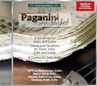 PAGANINI DONNE SCICLI SEBASTIANI PULITI - PAGANINI UNPUBLISHED CD