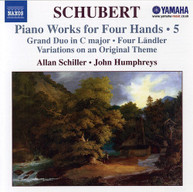 SCHUBERT /  SCHILLER / HUMPHREYS - PIANO WORKS FOR FOUR HANDS 5 CD