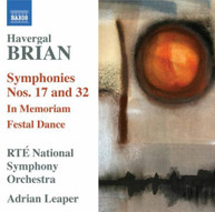 BRIAN RTE LEAPER - SYMPHONIES 17 & 32 CD