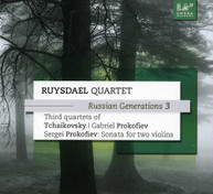 PROKOFIEV TCHAIKOVSKY RUYSDAEL QUARTET - RUSSIAN GENERATIONS 3 CD