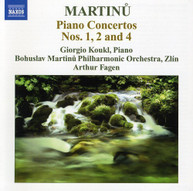 BOHUSLAV MARTINU KOUKL FAGEN - PIANO CONCERTOS 1 & 2 & 4 CD