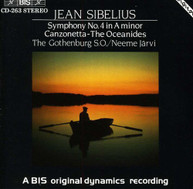 SIBELIUS JARVI GOTHENBURG S.O. - SYMPHONY 4 A MINOR OP63 CD