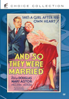 & SO THEY WERE MARRIED (MOD) DVD