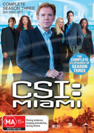 CSI: MIAMI - SEASON 3 (2004) DVD