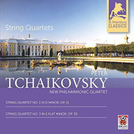 TCHAIKOVSKY NEW PHILHARMONIC QUARTET - STRING QUARTETS 1 & 3 CD