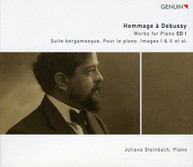 DEBUSSY STEINBACH - HOMMAGE A DEBUSSY: WORKS FOR PIANO 1 CD