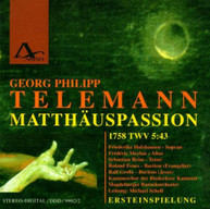 TELEMANN HOLZHAUSEN - MATTHAUS - MATTHAUS-PASSION (1758) CD