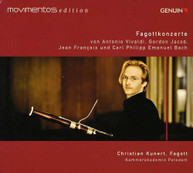 VIVALDI JACOB KUNERT KAMMERAKADEMIE POTSDAM - FAGOTTKONZERTE CD