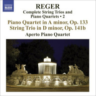 REGER /  APERTO PIANO QUARTET - COMPLETE STRING TRIOS & PIANO QUARTETS 2 CD