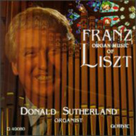 LISZT SUTHERLAND - ORGAN MUSIC CD