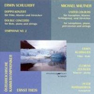 SCHULHOFF KLAMBAUER ZELLINGER THEIS - DOUBLE CONCERTO FOR FLUTE CD