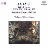 J.S. BACH /  RUBSAM - TRIO SONATAS BWV 528 - TRIO SONATAS BWV 528-530 / CD