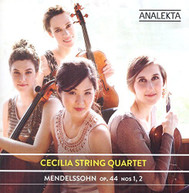CECILIA STRING QUARTET - MENDELSSOHN OP. 44 NOS 1 2 CD