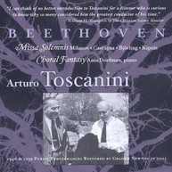 BEETHOVEN MILANOV BJORLING TOSCANINI - MISSA SOLEMNIS FANTASIA CD