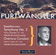 BEETHOVEN FURTWANGLER - SYM 3 - SYM 3-WIEN 30.11.1 CD