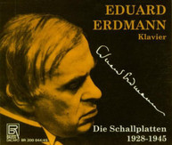BRAHMS ERDMANN - RECORDINGS 1928 - RECORDINGS 1928-1945 CD