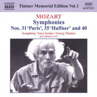 MOZART /  TINTNER / SYMPHONY NOVA SCOTIA - SYMPHONIES 31 35 & 50 CD