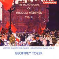 MEDTNER TOZER - PIANO WORKS OF NIKOLAI MEDTNER 8 CD