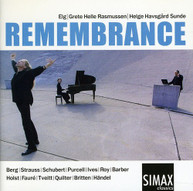 BARBER BERG BRITTEN FAURE ELG SUNDE - REMEMBRANCE CD