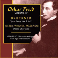 BRUCKNER WEBER WAGNER FRIED - ART OF OSCAR FRIED 1 CD
