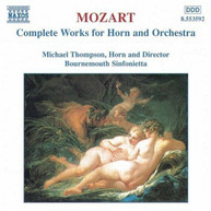 MOZART /  THOMPSON - HORN CONCERTOS COMPLETE CD