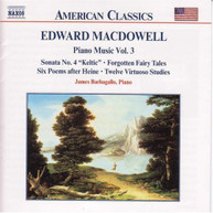 MACDOWELL BARBAGALLO - PIANO MUSIC 3 CD