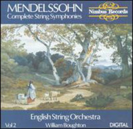 MENDELSSOHN ENGLISH STRING ORCH BOUGHTON - SYMPHONIES 7,8 & 10 CD