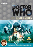 DOCTOR WHO - WAR GAMES (CLASSIC) (UK) DVD
