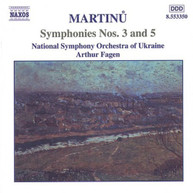 MARTINU FAGEN NSO OF UKRAINE - SYMPHONIES 3 & 5 CD