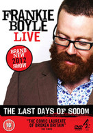 FRANKIE BOYLE - THE LAST DAYS OF SODOM LIVE (UK) DVD